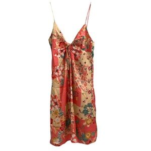 NWT ZARA Small Mini Dress in a stunning pink floral pattern.